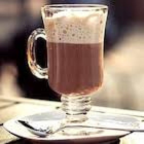 Paşabahçe Latte Bardağı Ayaklı Cappuccino Çikolata Bardağı 6 Adet