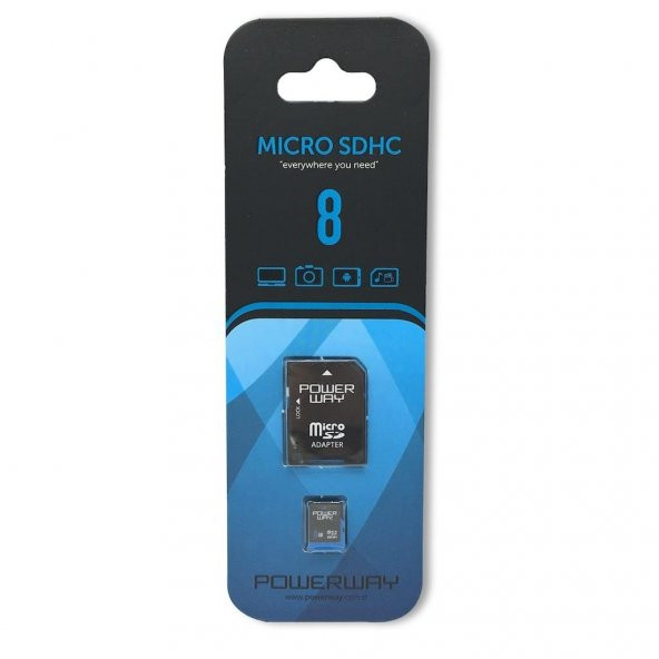 Powerway 8GB Hafıza Kartı Micro SD