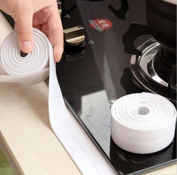 3M Su Sızdırmaz Bant Mutfak Lavabo Pencere Tezgah Sızdırmazlık Bandı 22mmX3,35 MT 1Adet - 4