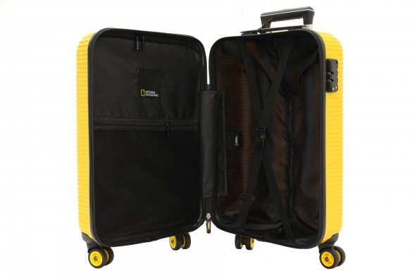 Ççs N2001-1 National Geographic Abs Büyük Boy Valiz, Bavul, 8 Tekerlekli - 4