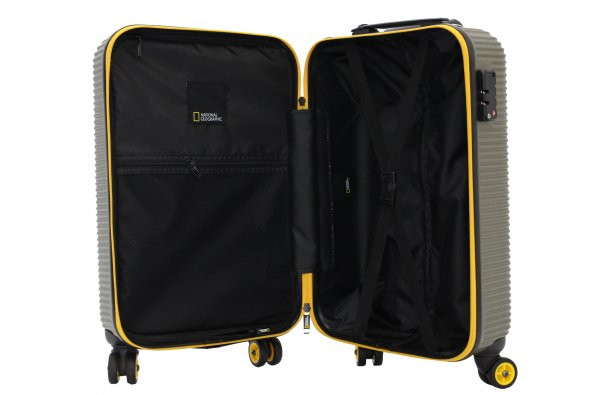 Ççs N2001-1 National Geographic Abs Büyük Boy Valiz, Bavul, 8 Tekerlekli - 12