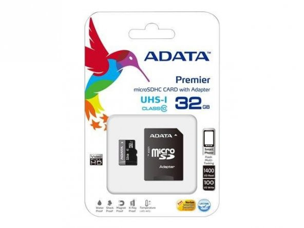 ADATA 32GB Premier 80MB/s Class 10 UHS-1 Micro SD Kart AUSDH32GUICL10RA1