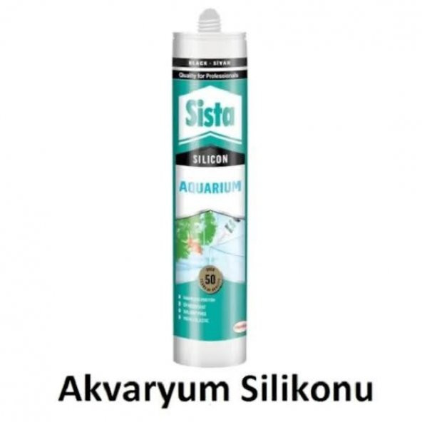 Sista Akvaryum Silikon Şeffaf 310 ml Aynı Gün Kargo