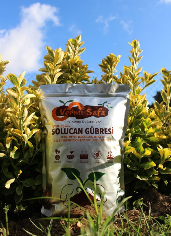 Vermisafa Organik Katı Solucan Gübresi 2kg - 5