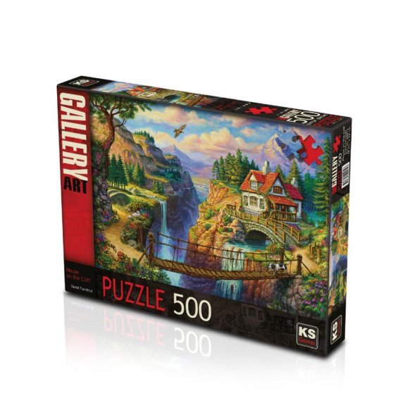 20012 Uçurumdaki Ev 500 Parça Puzzle -KS Puzzle