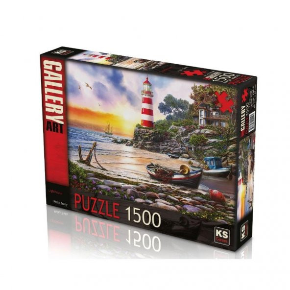 22019 Deniz Feneri 1500 Parça Puzzle -KS Puzzle