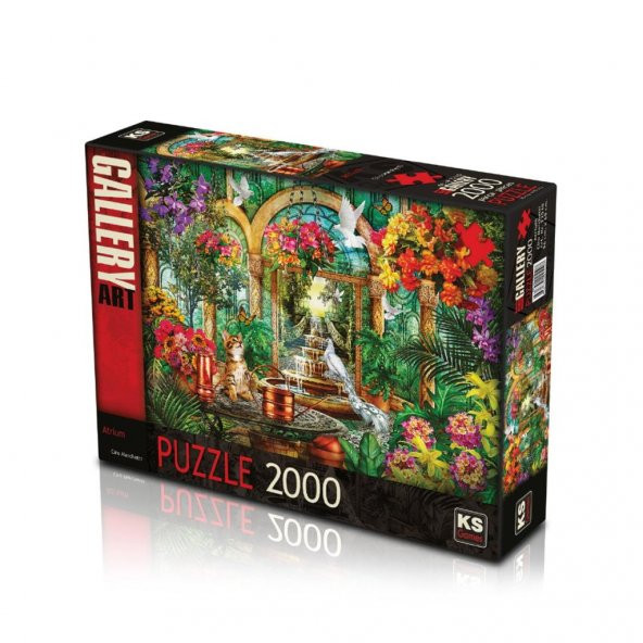 22510 Avlu - Atrium 2000 Parça Puzzle -KS Puzzle - 3