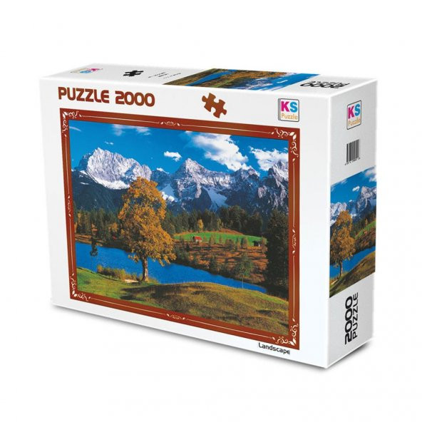 11218 Bavyera Alpleri 2000 parça Manzara Puzzle  -KS Puzzle