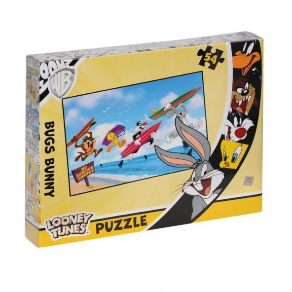 LT7553 Laço Kids Looney Tunes 54 Parça Puzzle