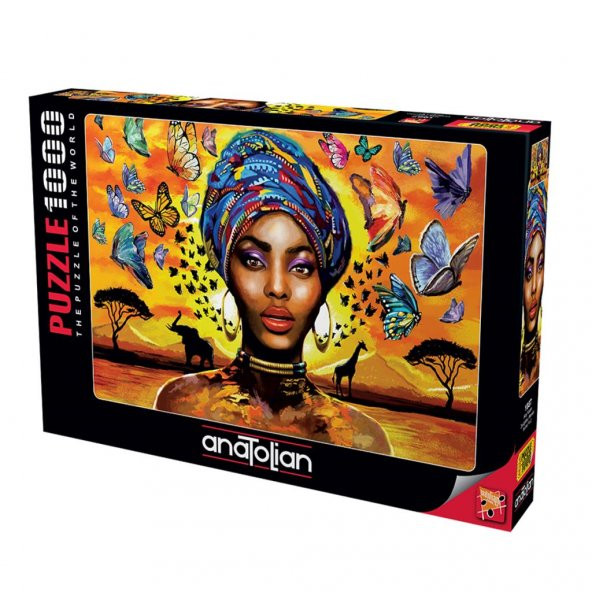 1087 Hoş Kadın 1000 Parça Puzzle -Anatolian