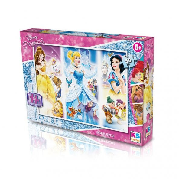 PR709 Prenses 50 Parça Puzzle -KS Puzzle - 5