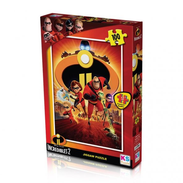 INC714 KS Incredibles / 100 Parça Puzzle - 5