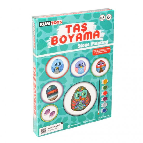 5307 Kumtoys Taş Boyama - Stone Painting / +6 yaş - 8