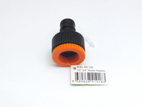 Medalyon Musluk Hortum Adaptörü 1/2" - 3/4" - 6