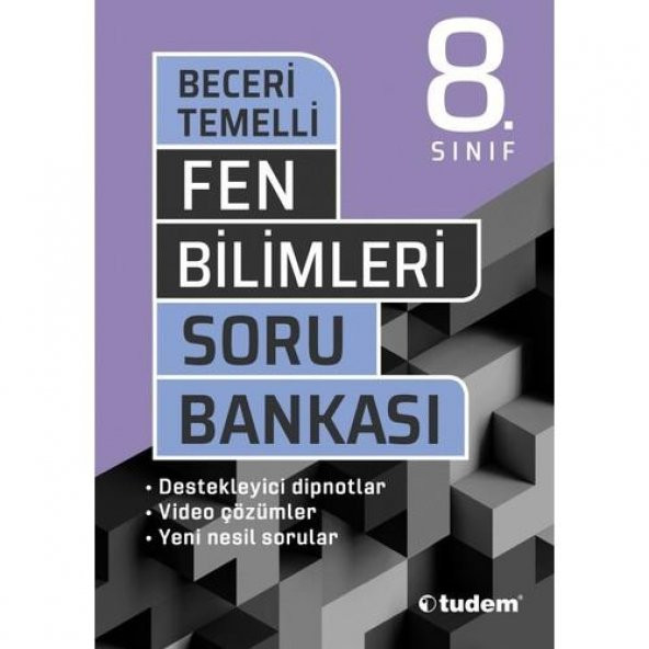Tudem Yayınları 8.Sınıf Fen Bilimleri Beceri Temelli Soru Bankası