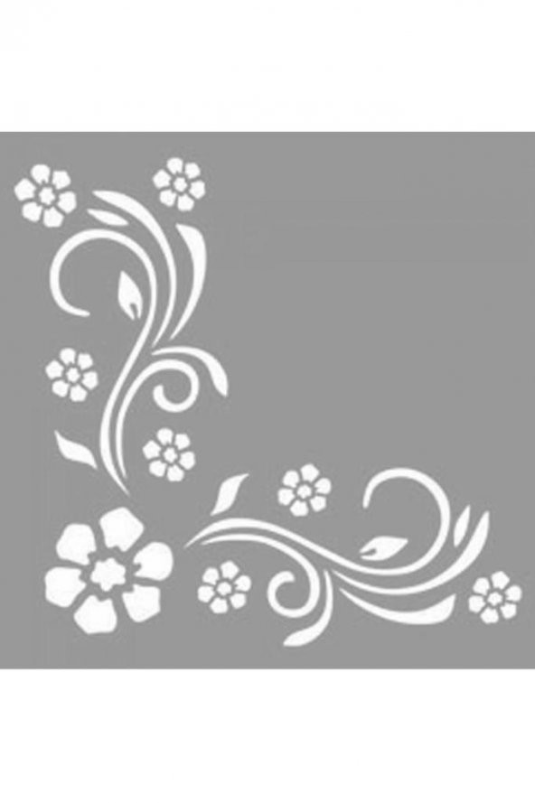 İlkbahar Esintisi Stencil Boyama şablonu 30x30 cm, Duvar Stencil, Fayans Stencil, Mobilya Stencil - 2