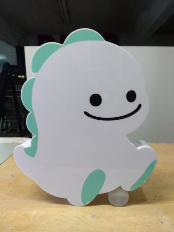 Bigo Live Logo Amblem Tabelası 3D LED Tabela Neon Etkili Işıklı Kutu Harf Tabela 30x45cm Pleksiglass ürün görseli