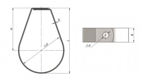 Sprinkler ( Armut ) Kelepçe 21/2" - 2