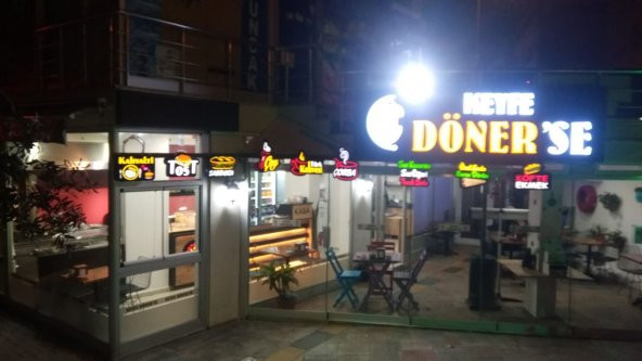 Yemek Tabelaları Butik Tabela 3D LED Tabela Neon Etkili Işıklı Kutu Harf Tabela 30x45cm Pleksiglass ürün görseli