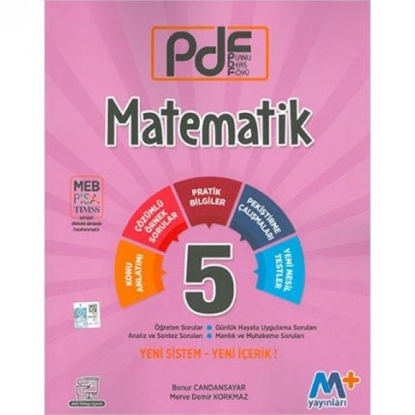 5. Sınıf Matematik PDF Planlı Ders Föyü Martı Okul Yayınları