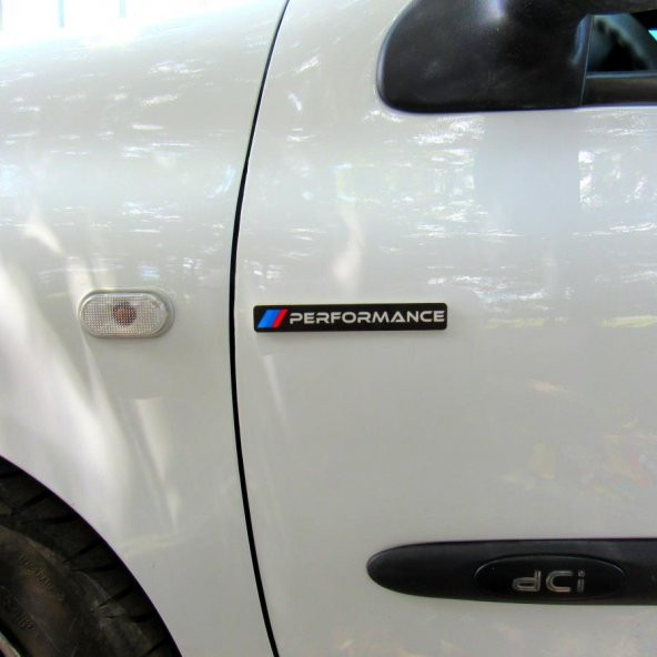 Bmw M Performance Yazılı Pleksi Oto Sticker - 2