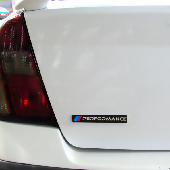 Bmw M Performance Yazılı Pleksi Oto Sticker - 4