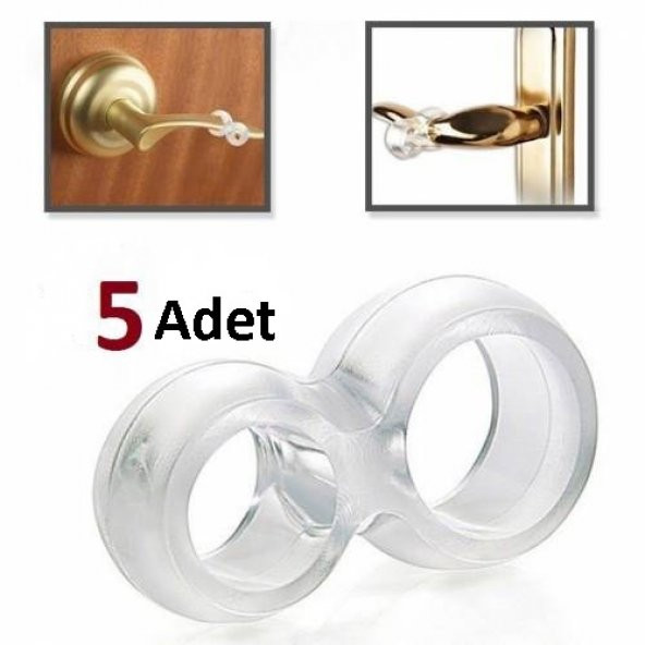 Plastik Kapı Kol Tamponu 1 Paket ( 7 Adet)