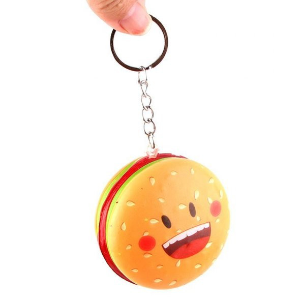 Squishy Sukuşi Anahtarlık Hamburger
