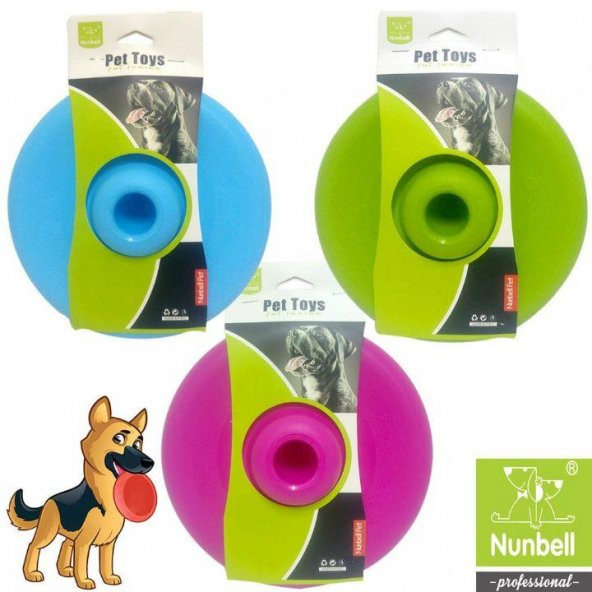 Nunbell Köpek Oyuncağı Plastik Firizbi 22 cm