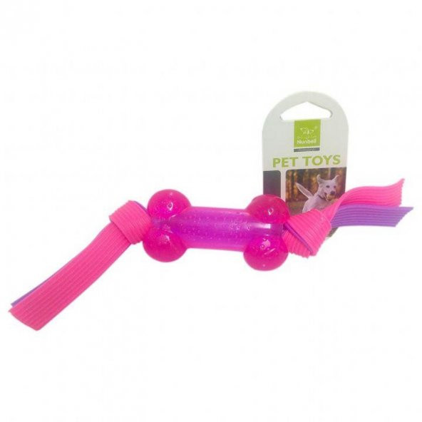 Nunbell Köpek Oyuncagı Plastik Kemik İpli 21,5 cm - 2