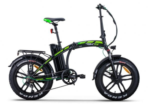 RKS RK 3  PRO KATLANABİLİR ELEKTRİKLİ BİSİKLET SİYAH - 5