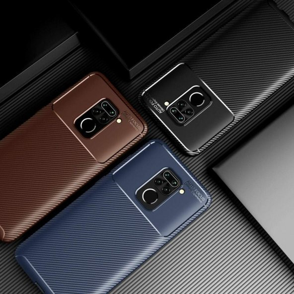 Xiaomi Redmi Note 9 Elde Kaymayan Kamera Korumalı Silikon Kılıf - 6