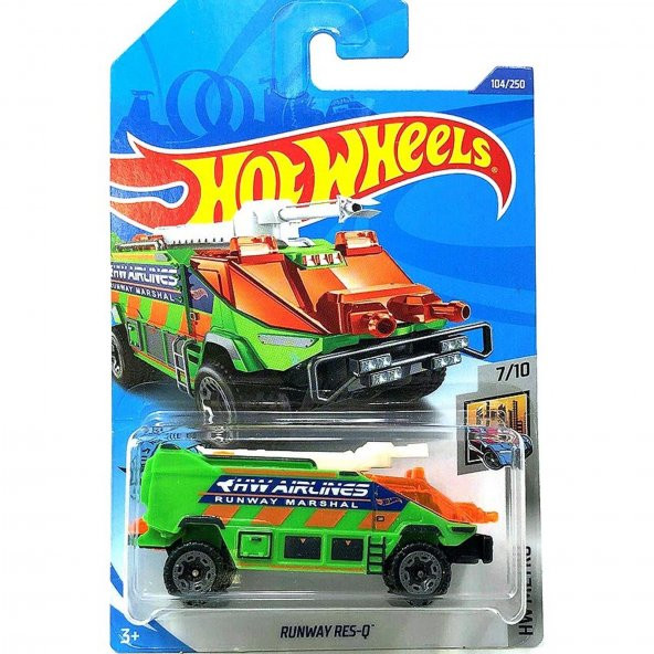 Hotwheels Mini Maket Arabalar Runway Res-Q
