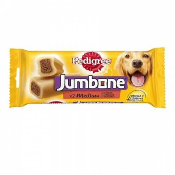 Pedigree Jumbone Medium Köpek Ödül Çubukları 180Gr ürün görseli 1