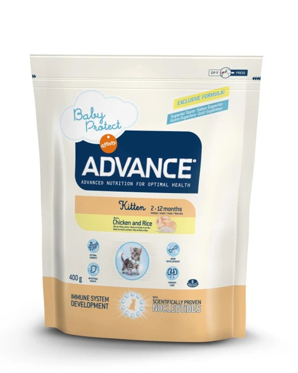 Advance Kitten Yavru Tavuk Etli Kedi Maması 400 gr