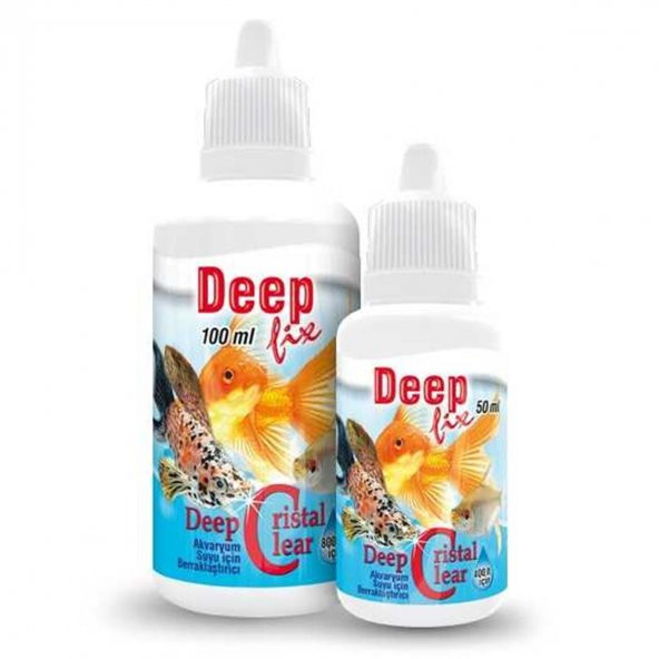 Deep Fix Crystal Clear Akvaryum Suyu Berraklaştirici 50 Ml
