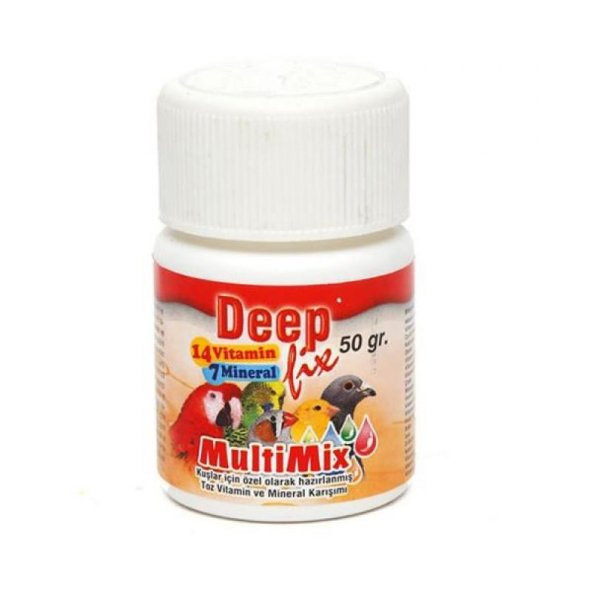 Deep Fix  Multimix Kuşlar İçin Toz Vitamin 50 gr
