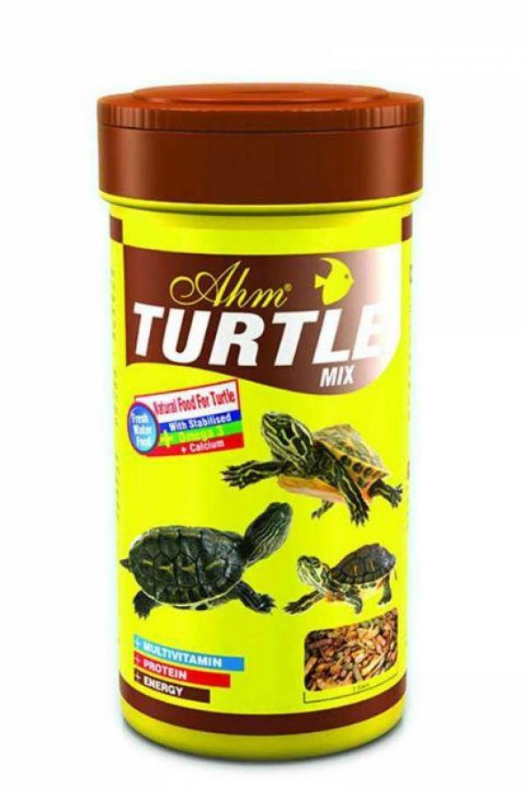 Ahm Turtle Mix Kaplumbağa Yemi 250 ml.