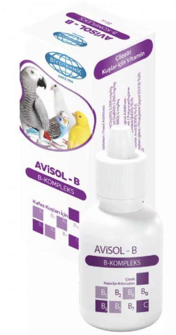 BİYOTEKNİK AVİ SOL-B TÜY DÖKÜLMESİNE KARŞI VİTAMİN