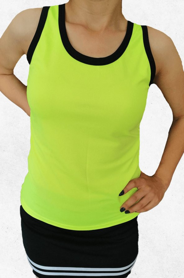 Modapalace Neon Yeşil Kadın Sporcu Atlet