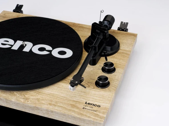 Lenco LBT-188 PI Retro Ahşap Bluetoothlu Pikap Plak Çalar - 8