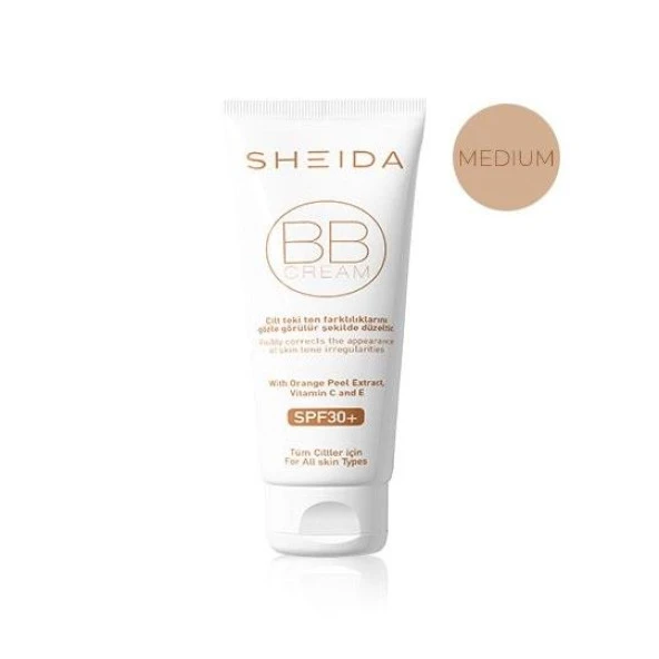 Sheıda Bb Krem 50ml Medıum Spf 30+ Vıtamın E And C