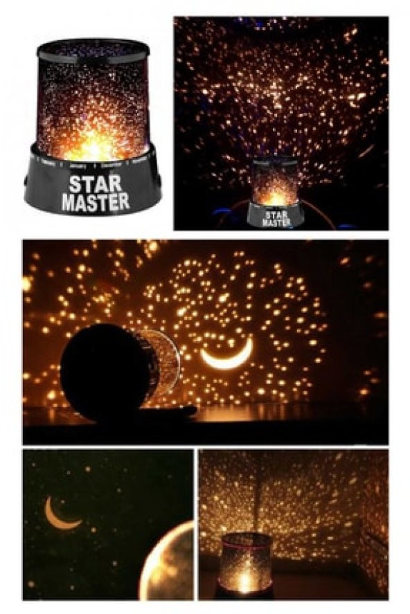 Yıldız Yansıtan Star Master Gece Lambası