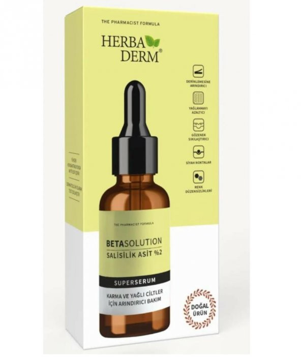 Herbaderm Superserum Salısılıkasıt Aknelı Ve Yağlı Cilt 30 ml