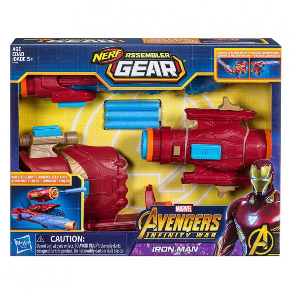 NERF AVENGERS ASSEMBLER GEAR IRON MAN ZIRH E0562