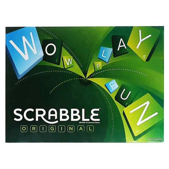 Scrabble Y9592 Original İngilizce Kutu Kelime Oyunu