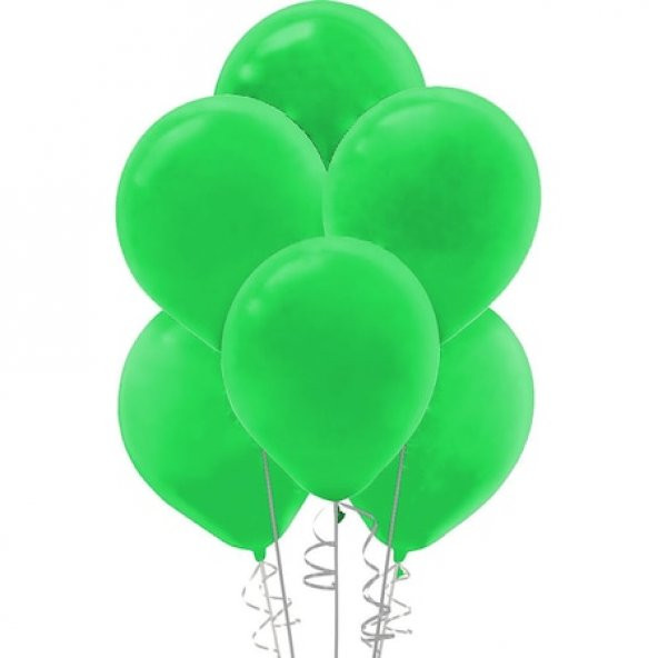 Pastel Koyu Yeşil Balon 100lü