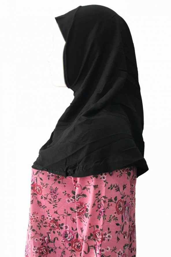 Namaz Elbisesi Türbanlı Bütün PENYE Pembe Çiçek Desen - 5