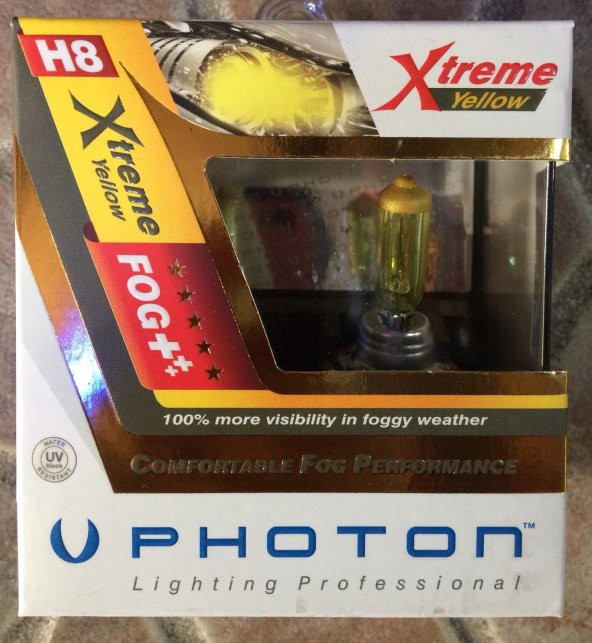 Photon H8 12V 35W Xtreme Yellow 3000K PH5508 XY