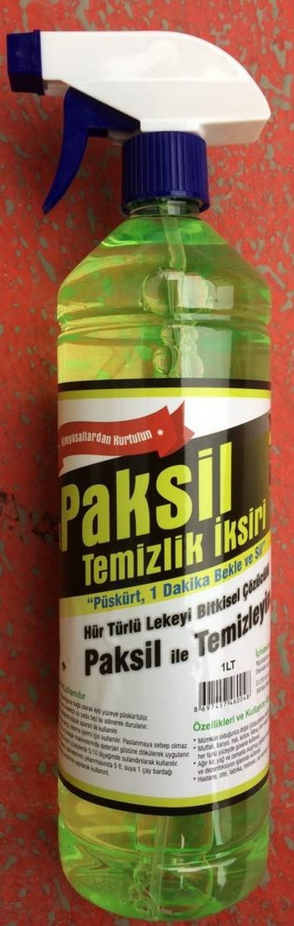 PAKSİL TEMİZLİK İKSİRİ+YÜZEY TEMİZLEYİCİ+YAG CÖZÜCÜ